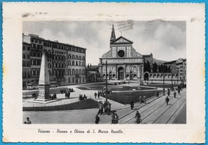 Firenze Piazza S. Maria Novella FG cartolina vintage postcard postkarte MA2210 - Picture 1 of 2