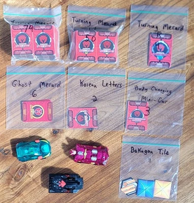 HUGE LOT 144 Cards TURNING MECARD, 3 Transforming Cars TERO BABEL DESPHER Mattel - Image 1 of 4