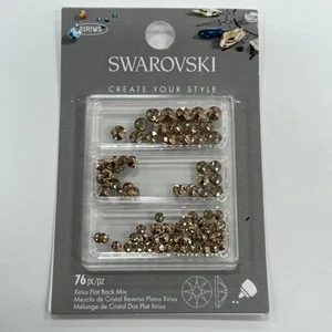 Paquete combinado de cristales de espalda plana Swarovski 76 unidades selladas - Imagen 1 de 4