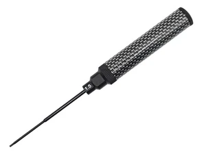 Schraubendreher 1,5mm Innensechskant aus Aluminium Carbongriff HSS Einsatz - Bild 1 von 3