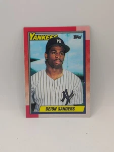 Deion Sanders New York Yankees 1990 Topps #61 - Picture 1 of 2