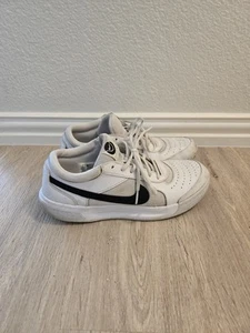 Nike Zoom Court Lite 3 Mens Size 11 Shoes Sneakers White Black DH0626 100 - Picture 1 of 9