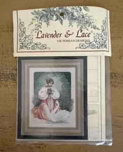 Lavender And Lace Lady Claire Cross Stitch Chart LL45 - Picture 1 of 2