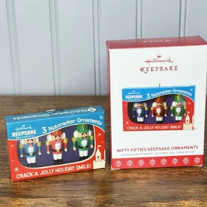 RAR Hallmark 2017 Nifty Fifties Weihnachtsschmuck 3 Nussknacker - Bild 1 von 9