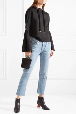 Mother Of Pearl Doyle, Embellished Cotton And Modal-blend Hooded Sweatshirt, S — 第 1/4 张图片