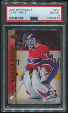 2007/08 Upper Deck Hockey #227 Carey Price Young Guns Rookie PSA 8 (NM-MT)