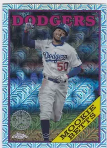 2023 Topps Serie 1 1988 Chrom Basis #74 Mookie Betts Dodgers - Bild 1 von 1