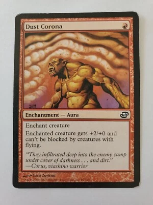 MTG Magic The Gathering Card Dust Corona Enchantment Aura Red Planar Chaos  - Image 1 of 2
