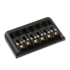 E-Gitarre 6 Saiten Rollsattel Hardtail Fixed Top Load Brücke schwarz - Bild 1 von 6