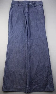 Vintage Women's 2008 Express Editor Trouser Jeans Mid Rise Sz 2 (Msr 29x30) - Picture 1 of 7