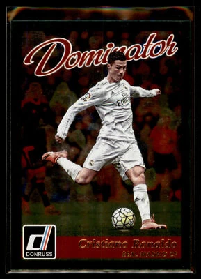 2016-17 Donruss 足球统治者 #22 克里斯蒂亚诺·罗纳尔多 - 皇家马德里 CF — 第 1/2 张图片