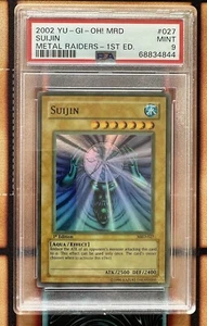 Yugioh! 2002 MRD-027 Suijin 1st Edition Heavy FADED PSA 9 - Bild 1 von 2