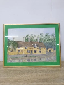 Vintage Framed Art Print | Dimensions: 12.3" x 16.2" - Picture 1 of 6