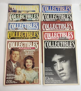 1980's Collectibles Illustrated Magazine LOT of 10 Vintage Elvis beatles JFK - Picture 1 of 10