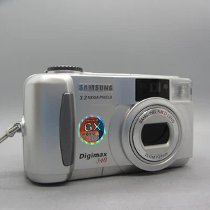 Samsung Digital Camera Digimax 340 3.2MP Silver Tested - Picture 1 of 8