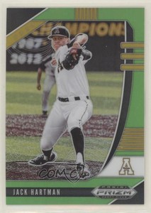 2020 Panini Prizm Draft Picks Lime Green Prizm /75 Jack Hartman #PDP108