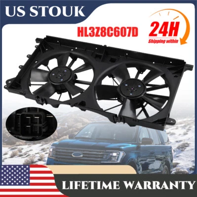Radiator Cooling Fan Assembly for 2018-2021 FORD Expedition 2016-2022 FORD F-150 Foto 1 de 4