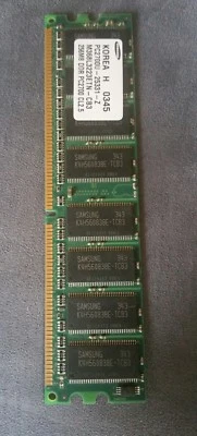 Samsung M368L3223ETN-CB3  256MB PC2700 DDR-333MHz Computer Memory Module  - Image 1 of 2