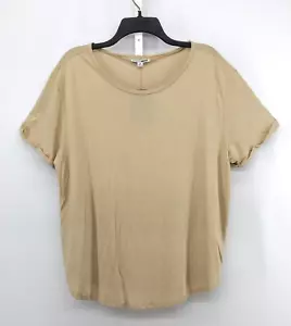 Fashion Nova Shirt Womens Size 2X Brown Short Sleeve Pullover Top - Picture 1 of 8