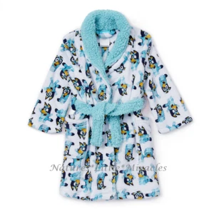 BLUEY Robe Size 2T-5T Girl Boy Toddler 2 3 4 5 Bathrobe Pajamas Cover Up Dog NWT - Picture 1 of 2