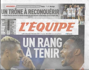 L'Equipe N º 23158 17/12/2017 Lyon-Marseille/Tony Yoka / Gabart/ M. Parra / C. - Imagen 1 de 2