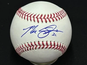 PERFECT 10 MAX SCHERZER signed OML baseball JSA Future HOF'er Snow White - Picture 1 of 9