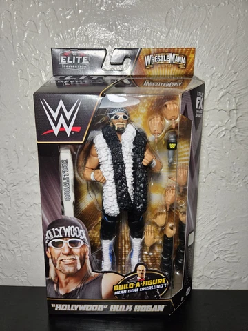 WWE Elite Wrestlemania BAF MEAN GENE OKERLUND- HOLLYWOOD HOGAN Box Damage Cover