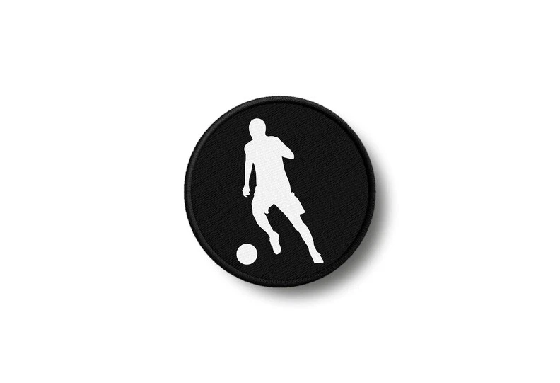 AKACHAFACTORY Patch aufnäher aufbügler fussbal foot ref2