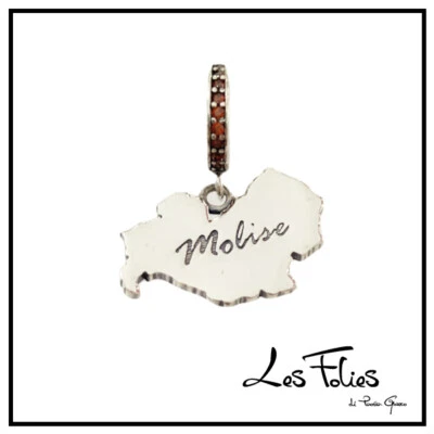 Charm regione Molise in argento 925 - Les Folies - Immagine 1 di 4