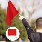 3 Pcs Sicherheitssignalfahnen Schiedsrichter Rote Flaggen Schiedsrichterfahne