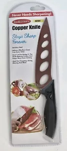 CUCHILLO DOOHICKEY COBRE 10" - NUNCA NECESITA AFILAR - LA COMIDA NO SE PEGA - NUEVO - Imagen 1 de 4