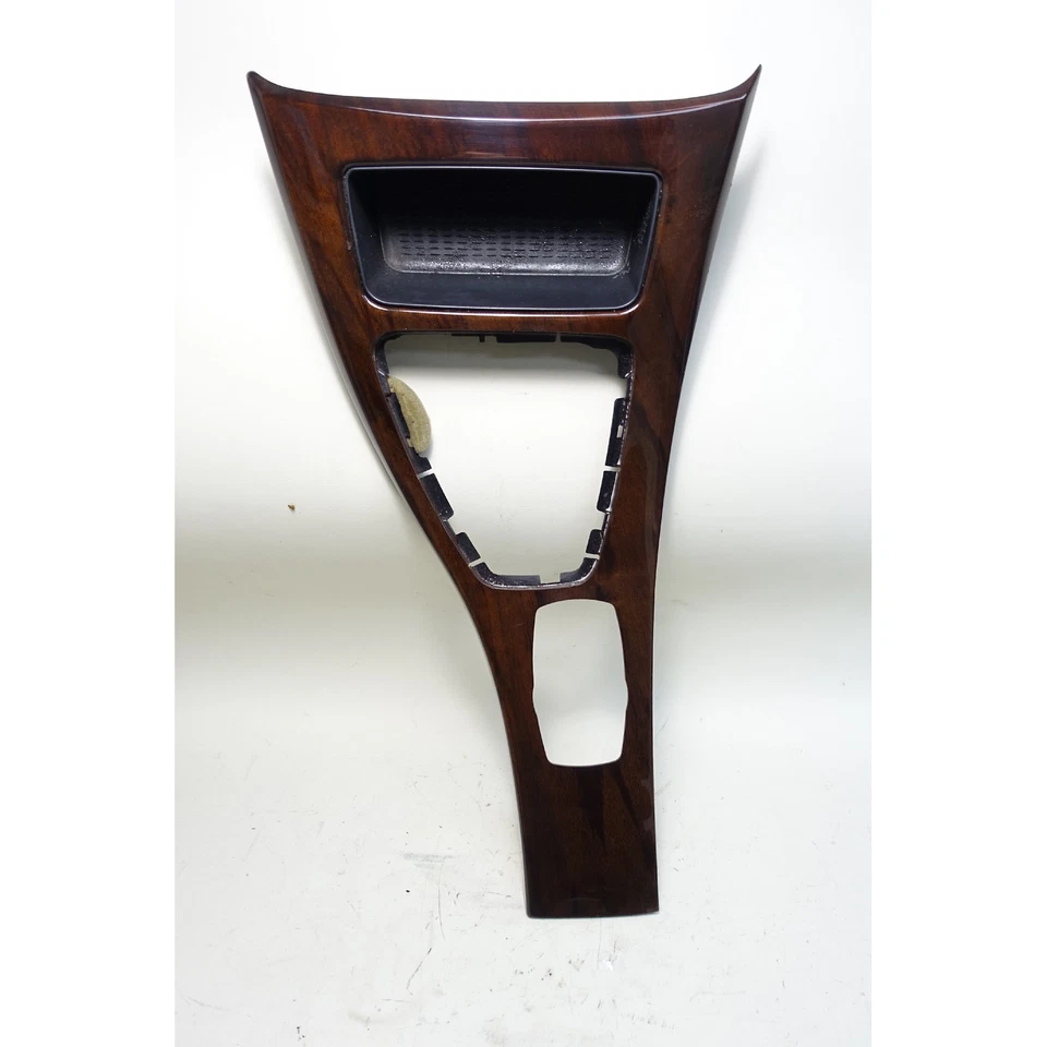 09-12 BMW E90 Serie 3 Consola Central Delantera Cubierta Madera Raíz Nogal Foto 1 de 4