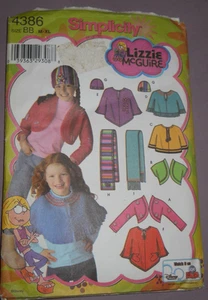 SIMPLICITY 4386 TALLA BB M-XL NIÑAS POLAR ENCOGERSE DE HOMBROS-CAPELET-BUFANDA-SOMBRERO - Imagen 1 de 4