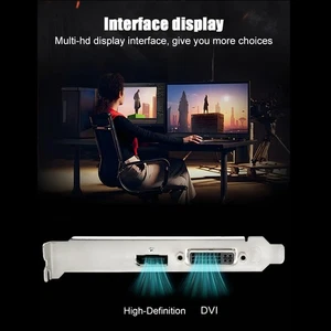 R5-240 1GB Graphics Card GDDR3 650MHz PCI Express 3.0 8X For Gaming Desktop - Picture 1 of 12