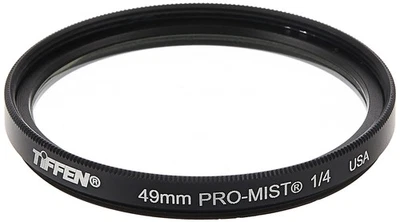 49Mm Black Camera Lens Filter Pro Mist Reduces Highlights Softens Blemishes - Image 1 of 4