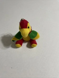 Kelly Toy Original Pocket Bean Pals Cracker the Parrot Schlüsselanhänger Vintage - Bild 1 von 8
