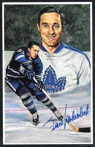 1992-96 Legends of Hockey HOF Series, Set: 00992, #43, Frank Mahovlich, Signed - Picture 1 of 4