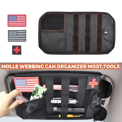 Bolsa de almacenamiento organizadora para gafas de sol de varios bolsillos para camioneta Ram 2500 3500 Foto 1 de 4