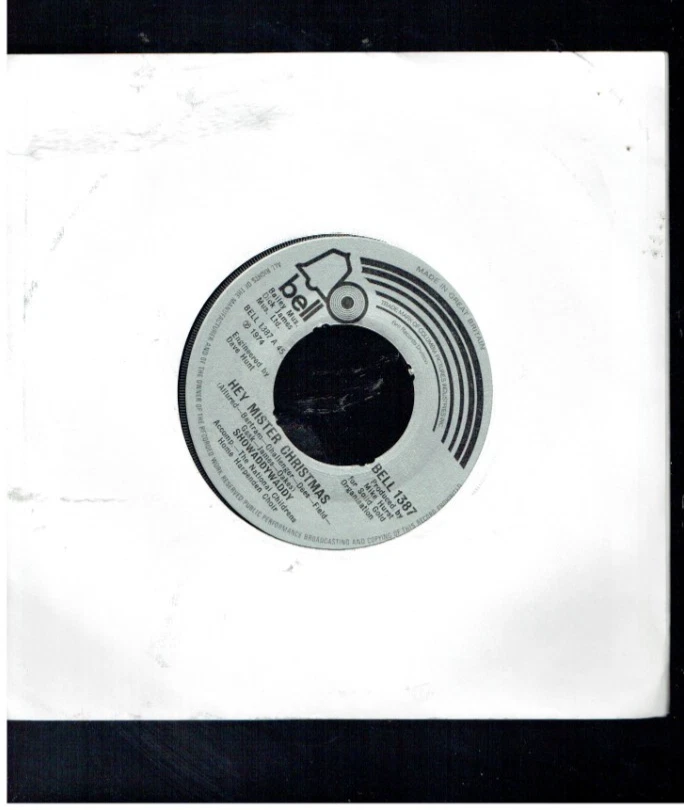 SHOWADDYWADDY HEY MR CHRISTMAS 1974 7 INCH VINYL SINGLE - Image 1 of 1