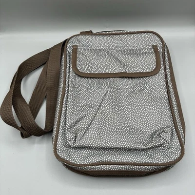 Bolso Bandolera Thirty-One Multi-Bolsillo Gris Lunares Foto 1 de 4
