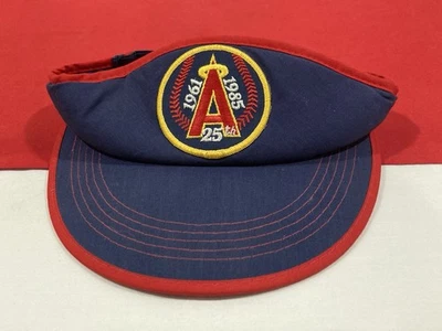 CALIFORNIA ANGELS 25th Anniversary Visor Hat W/ Faint Harmon Killebrew Autograph - Image 1 of 4