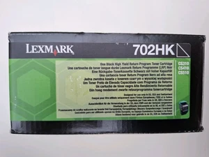 Lexmark 702HK High Capacity Black Toner Cartridge - Picture 1 of 3