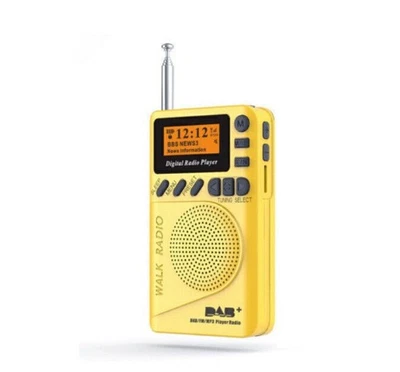 Portable Pocket Digital DAB FM Radio MP3 Player LCD Display Speaker  Micro USB - Bild 1 von 4