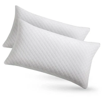 Kissen Kopfkissen 2er Set 80x40 cm Schlafkissen Sofakissen Memory Foam B-WARE - Bild 1 von 4