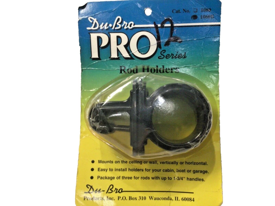 DU-BRO Fishing Rod Holders, Black 1060B * - Image 1 of 2