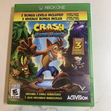 Crash Bandicoot N. Sane Trilogy (Microsoft Xbox One) MINT Disc FAST SHIPPED