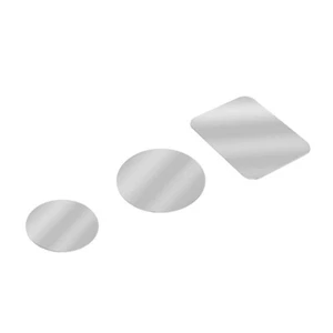 3x Adapter, magnetische Metallplatten mit Klebebefestigung – Silber - Zdjęcie 1 z 6