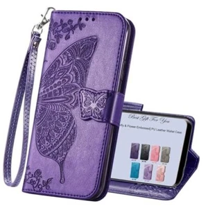 Wallet Case for,PU Leather Wallet Flip Protective T-Mobile Revvl 7 5G Purple - Picture 1 of 7