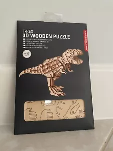 NEW T-Rex Dinosaur 3D Laser-Cut Wooden Puzzle - Picture 1 of 2