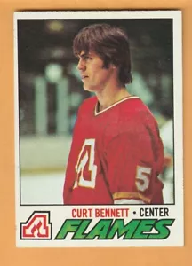 Curt Bennett Atlanta Flames 1977-78 Topps #97 12A - Imagen 1 de 2
